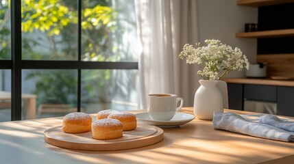 Serene Morning Coffee Scene 2