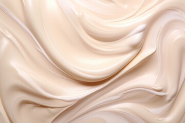 Smears of clear creamy texture backgrounds dessert abstract.