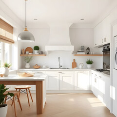 modern kitchen interior