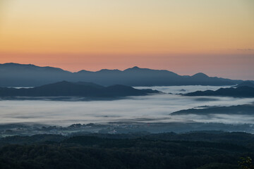 日本の鳥取県のとても美しい大山