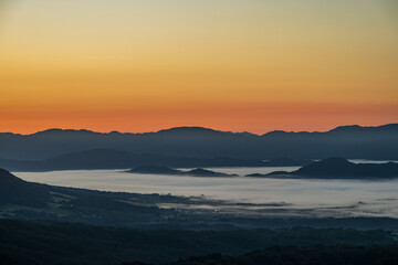 日本の鳥取県のとても美しい大山