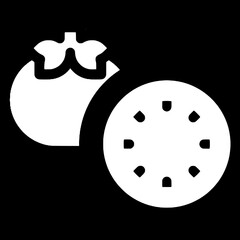 the moon in the night