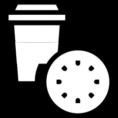 black and white clock