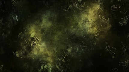 Dark grunge texture with greenish tones and abstract rough patterns for a dramatic background