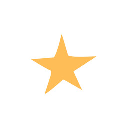 abstract single star vector