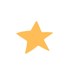 abstract single star vector