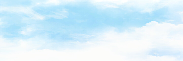Background with clouds on blue sky vector. Nature sky beautiful blue and white clouds texture background.