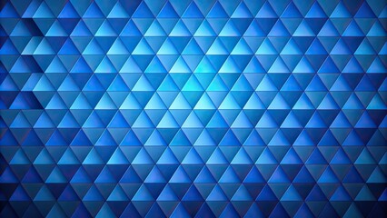 Aerial blue triangle pattern on royal blue background