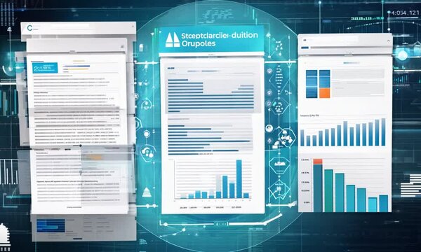 The role of artificial intelligence in document analysis with machine learning algorithms extracting data from documents