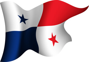 Panama Realistic 3D Waving Flag