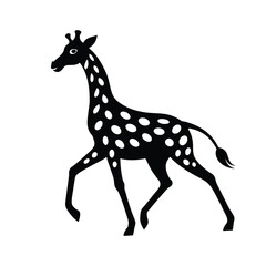 Giraffe silhouette 