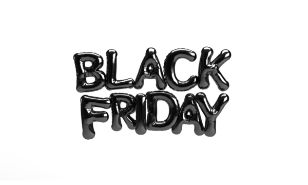 Black fridaty text dark black color balloon sale shopping offer template discount marketing store banner advertisement price promotion promo price merry christmas happy new year event party buying 