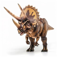 Fototapeta premium triceratops dinosaur isolated on transparent 