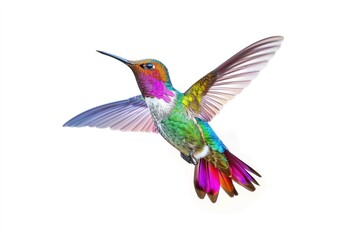 Fototapeta premium Colorful hummingbird in flight