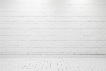 Fototapeta premium White brick wall architecture backgrounds repetition.