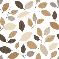 Soft Minimalist Petal Pattern in Neutral Tones