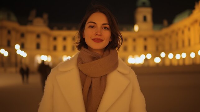 Stilvolle Wintermode im historischen Ambiente Wiens f&uuml;r trendige Saisonkampagnen