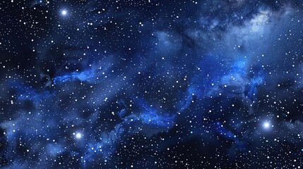 Naklejka premium Abstract Cosmic Scene: An abstract background depicting a cosmic scene with stars, nebulae, and galaxies.