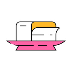 butter milk product line icon vector. butter milk product sign. isolated symbol illustration