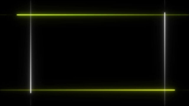 Vertical and horizontal new line animation