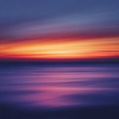 Obraz premium sunset over the ocean