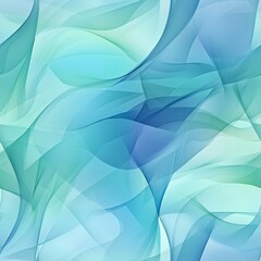 Obraz premium Tile image, A serene abstract background with cool blue and green tones