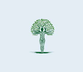 Eco concept logo. Vector illustration.
