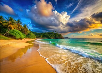 Savoring the tranquility of the beach, soft sand cradles my feet while gentle waves lap softly, crafting a peaceful coastal retreat that soothes the soul.