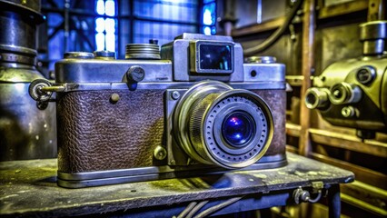 Vintage Macro Photography with Soviet Lens in Berdsk, Russia - Industrial Aesthetics