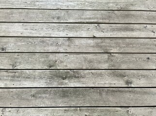 Old wooden background or texture. Floor surface with vertical planks. Rustic texture background