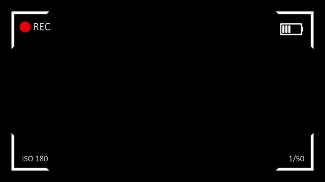 Video camera recording overlay with noise dust scratches Textures 4k