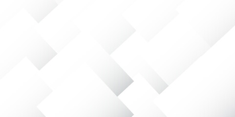 Obraz premium Abstract grey white Geometric design background.background, pattern, abstract, vector, business, texture, design, technology, banner, paper, illustration, light, space, concept, wall, white, interior 