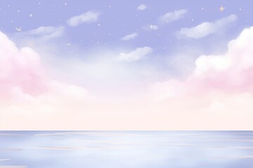 Obraz premium Painting of night sky border backgrounds outdoors horizon.