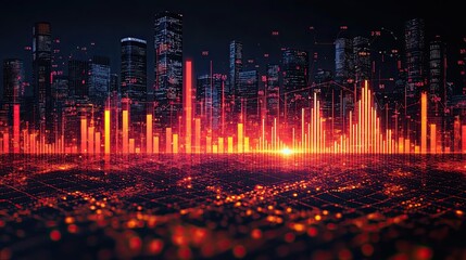 Fototapeta premium a detailed financial concept image showcasing gdp growth inflation rates unemployment figures and stock market trends representing economic health and financial analysis.stock image