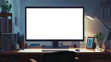 Blank screen monitor