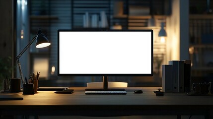 Fototapeta premium Blank screen monitor