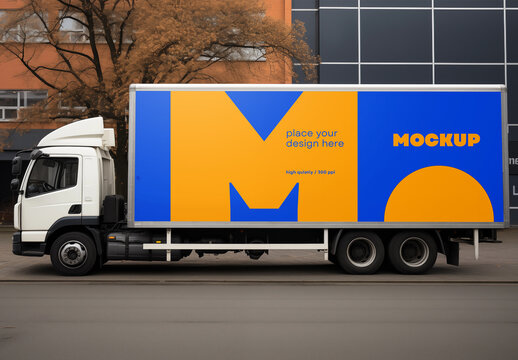 Truck Mockup Generated with AI