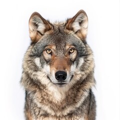 Obraz premium Majestic Wolf Isolated on Transparent Background 