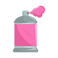 can of paint spray painter tool