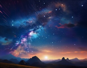 beautiful background, nightly sky