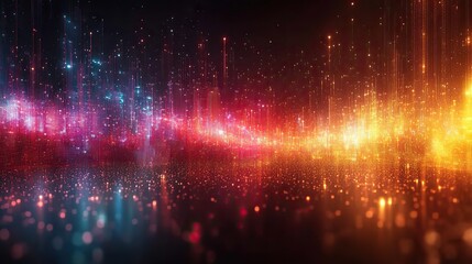 an abstract artistic depiction of data chart symbolizing the vastness and complexity of data science data analytics and its inherent blend of science and creativity.stock image