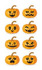 Halloween event template with simple and cute style