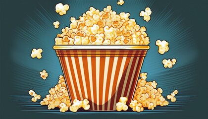 Full popcorn bucket