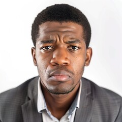 Obraz premium Young african american man wearing business 