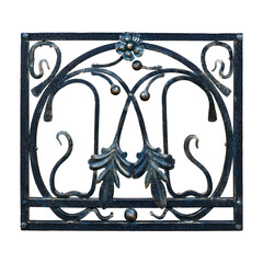 Decorative grating, fence.