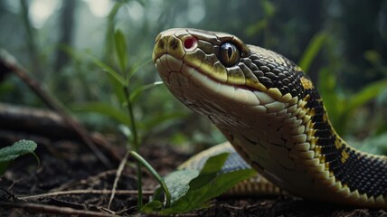 Fototapeta premium Snake, Lizard, Venom, Cobra, Teeth, Wildlife, Venomous Animals, Fangs, Scales