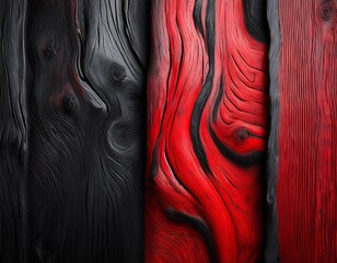 old timber, red and black abstract background