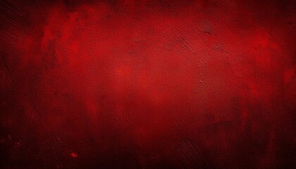 Fototapeta premium Red grungy wall background or texture