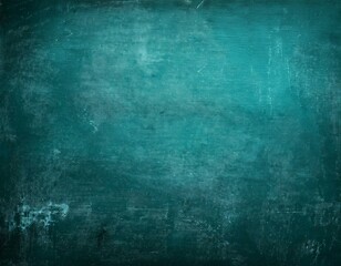 Obraz premium Scraped teal grungy background