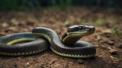 Obraz premium Snake, Lizard, Venom, Cobra, Teeth, Wildlife, Venomous Animals, Fangs, Scales